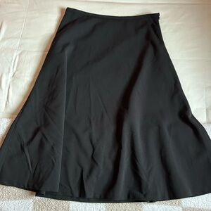 Black Midi Dress Skirt